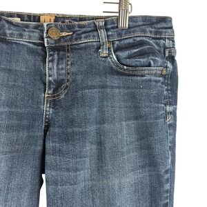 Kut from the Kloth Katy Boyfriend Jeans Womens 8 Blue Dark Wash KP271MA1R